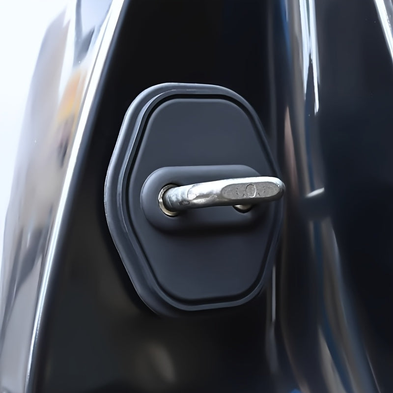 Cubierta de silicona para cerradura de puerta de coche, resistente a arañazos, duradera, accesorio, lado derecho