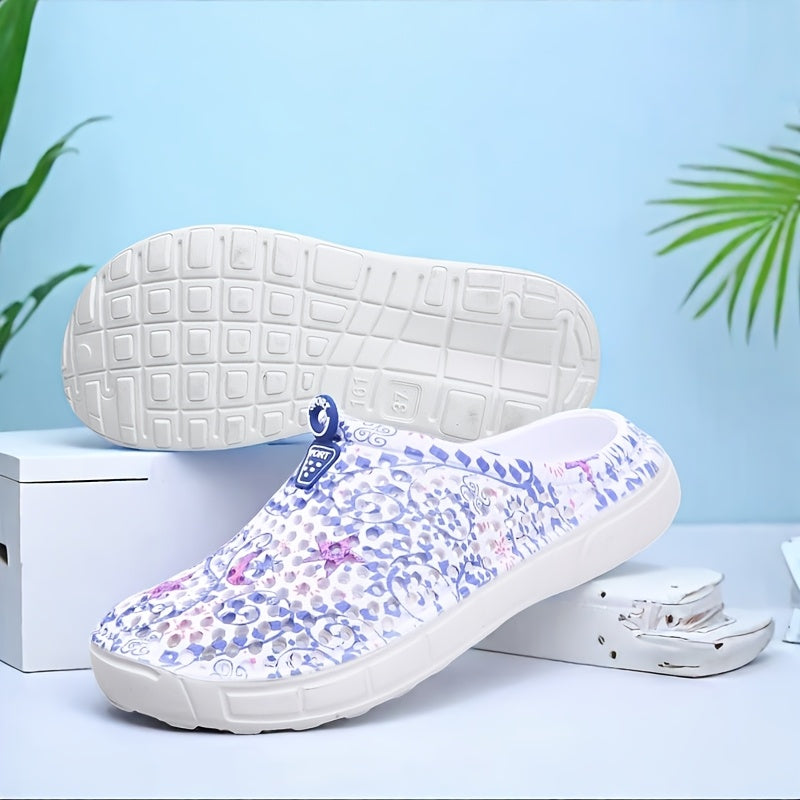 Ayollar uchun teshikli oyoq kiyimlar plyaj poyabzali yengil qulaylik