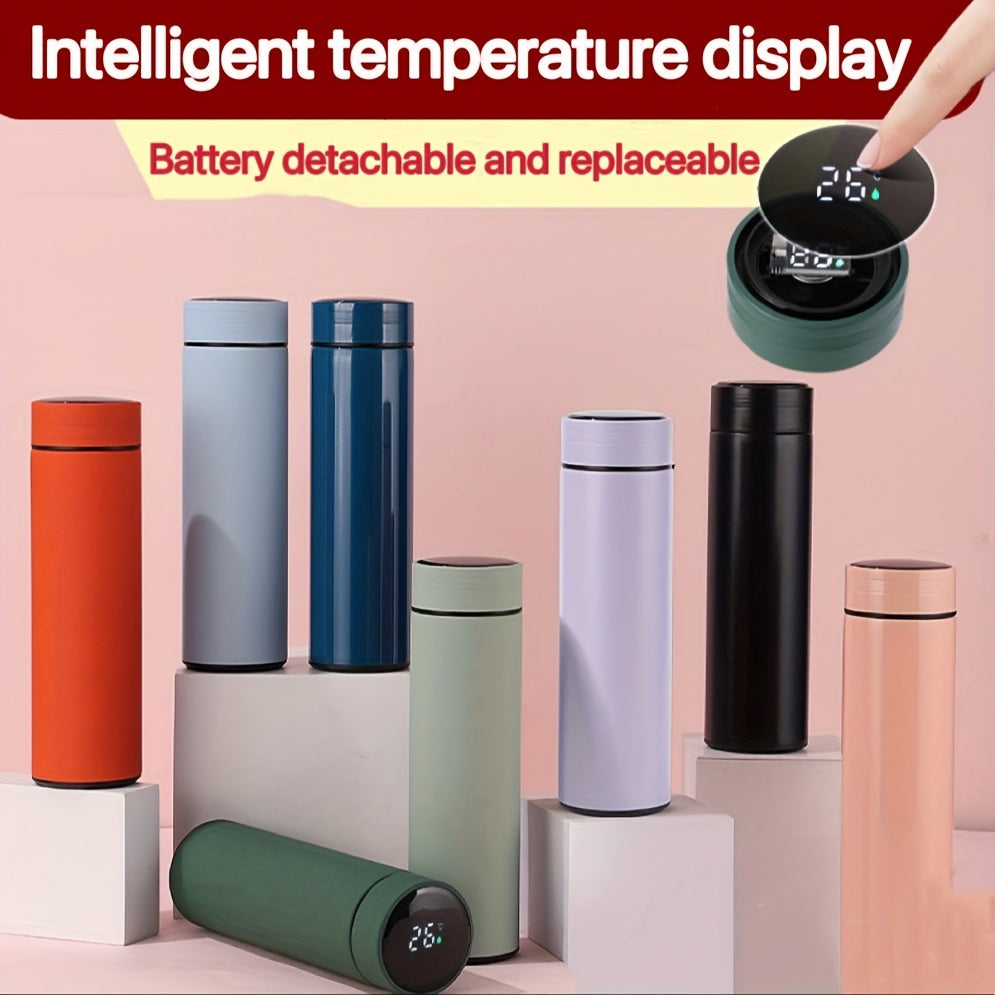 Insulated Stainless Steel Water Bottle with Tea and Water Separation for Men and Women