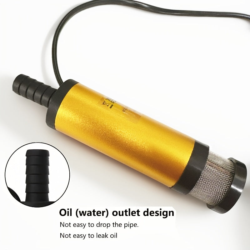 12V 24V Aluminum Alloy Submersible Pump for Diesel Water 12L/min