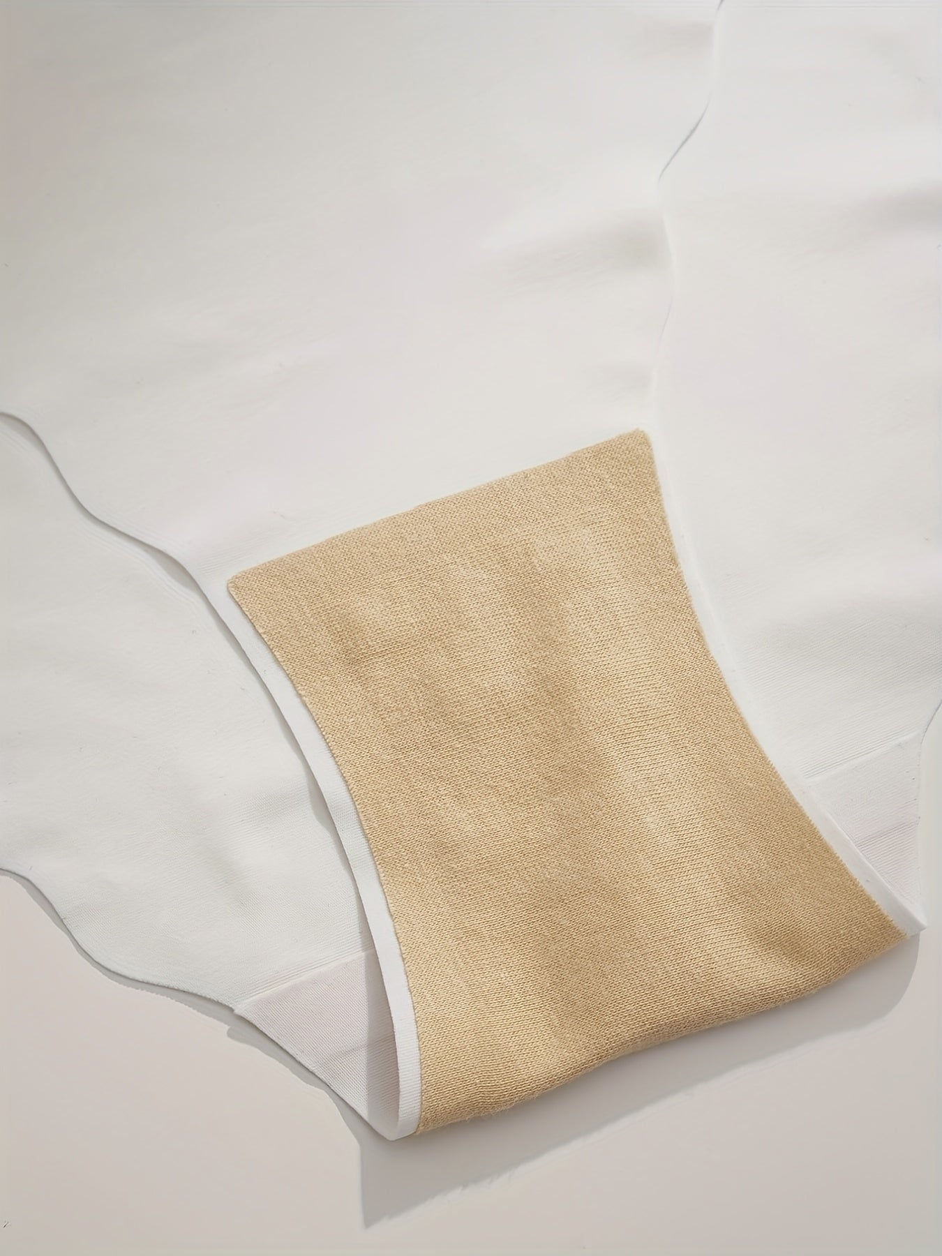 Pack de 3 braguitas sin costuras para mujer de color sólido, cómodas y elásticas