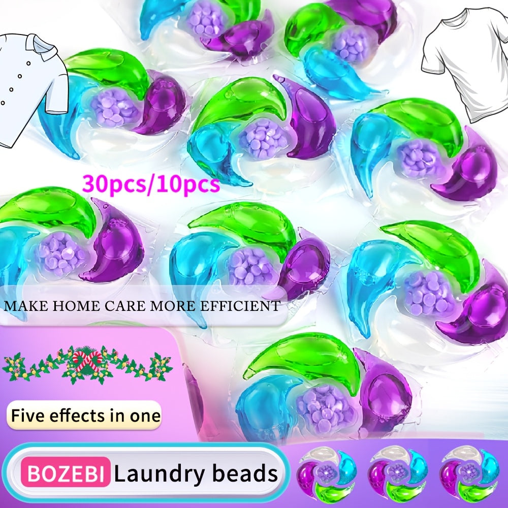 Besh-in-One kir yuvish geli 30 dona uzoq davom etadigan aromatizator deodorant yumshatgich