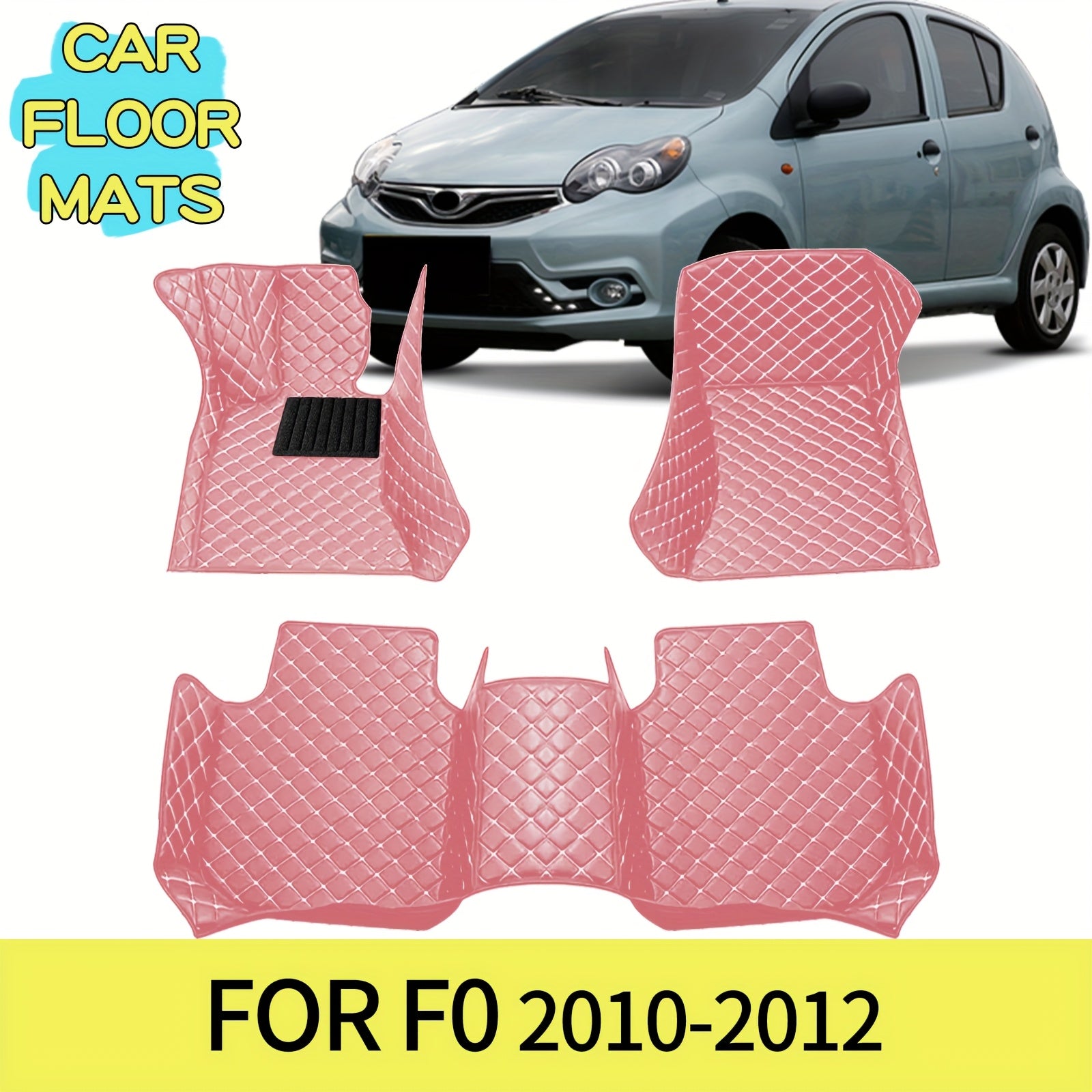 Avtomobil pol pozishtalari to'plami charm bilan 2010-2012 LHD transport vositalari uchun oson tozalash uchun bardoshli