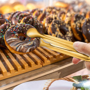 Set of 6 Stainless Steel Mini Serving Tongs for Appetizers, Sugars, and Ice