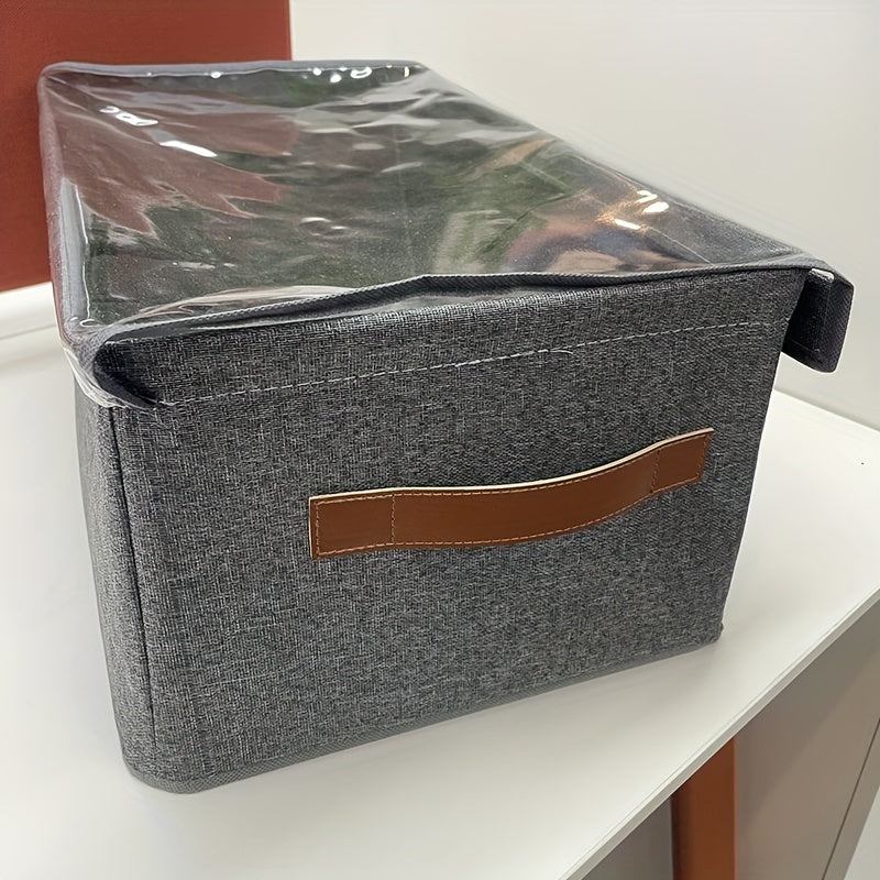 [Mijozlar sevimlisi] LattBy Katta Hajmli Kiymlarni Saqlash Qutisi, Po'lat Ramka bilan - Kulrang, Q quiltlar, Shimlar va Boshqalar uchun Mustaqil Tashkilotchisi - Uy va Yotoqxona uchun Zo'r, Ionlashtirilgan, Kiyimlar uchun Saqlash Yechimi