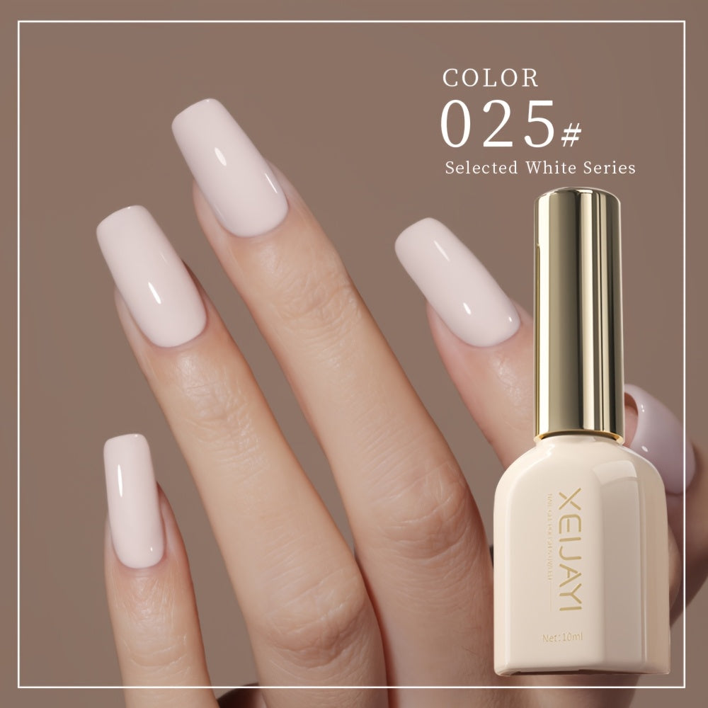 Women's Nail Polish Gel Set 8 Colors White Nude Long-lasting Durable