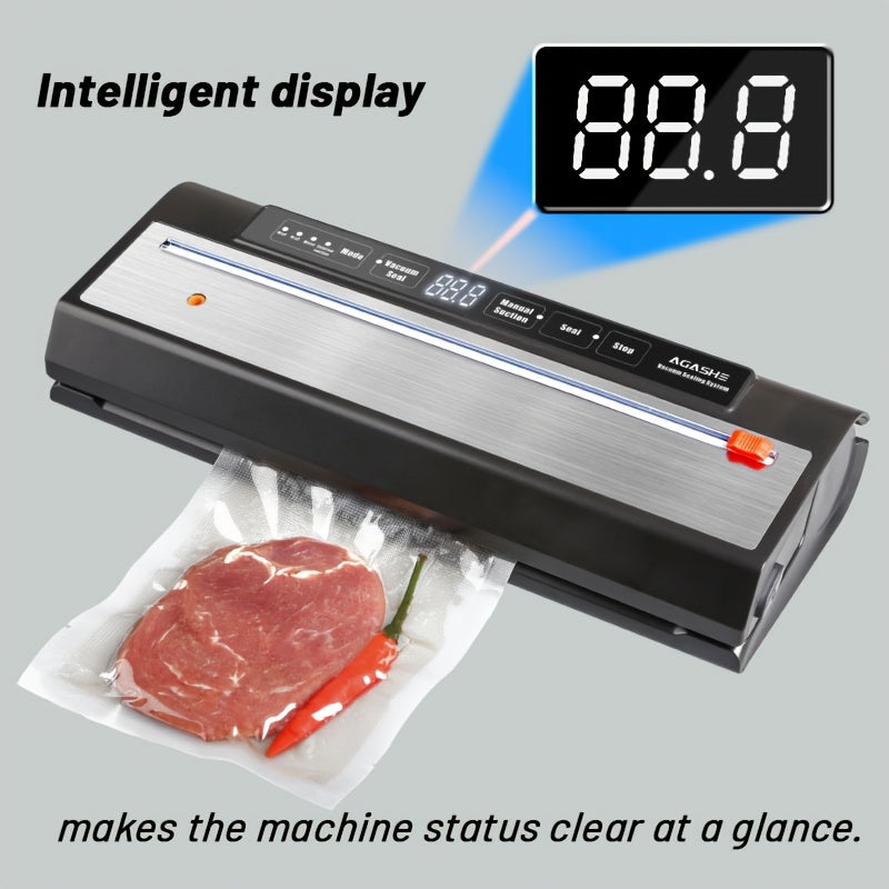 Vacuum Sealing Machine for dry wet food with touch buttons digital display
