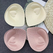 Women Polyester Solid Color Bra Insert Pad Hand Washable Chest Enhancement Anti-Sagging Universal Fit