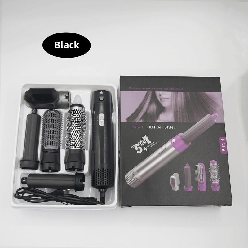 Five-in-One Aluminum Alloy Hair Styling Tool with Dryer Curling Iron Straightener