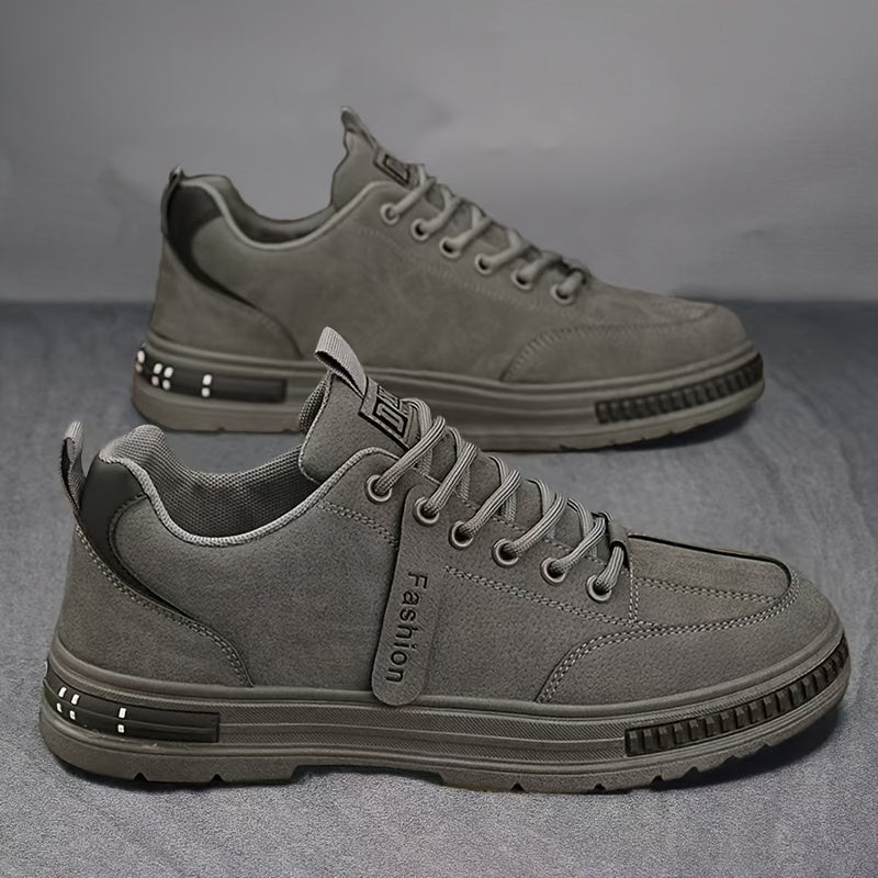 Men's Casual Sports Shoes Lightweight Breathable Non-Slip PVC Sole for Hiking Outdoor Daily