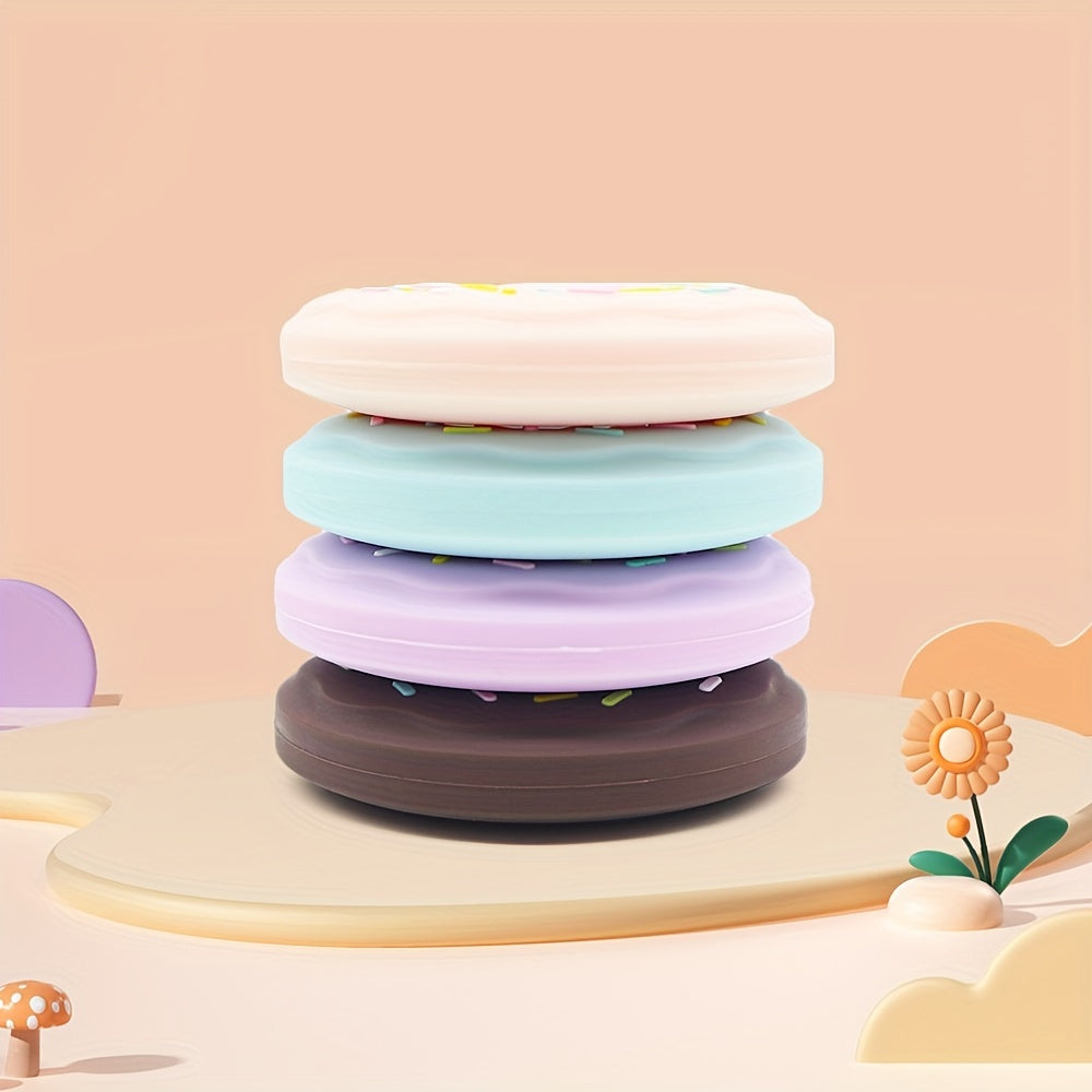 Yangi tug'ilganlar va kichkina bolalar uchun silikon chaqaloq tishlagichi, idishga mos, yumshoq va xavfsiz, 0-3 yosh uchun