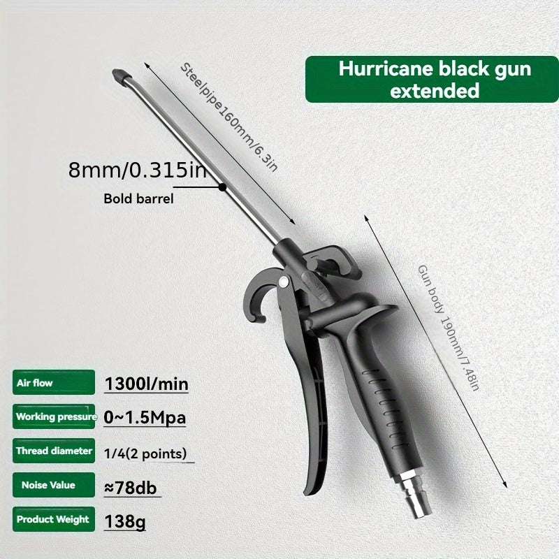 Industrial Air Blower Gun High Volume Dust Cleaning Nozzle for Workshops and Machinery