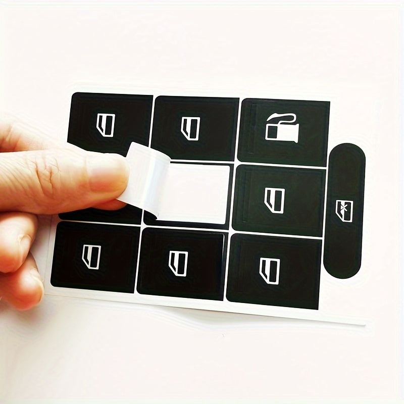 Car Window Button Repair Sticker for Golf V Passat Touring 2002-2008