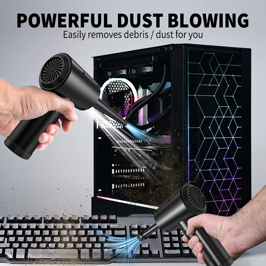 Portable Rechargeable Dust Collector with USB Charging 5.3KPa Suction for Keyboard Camera Car Cleaning