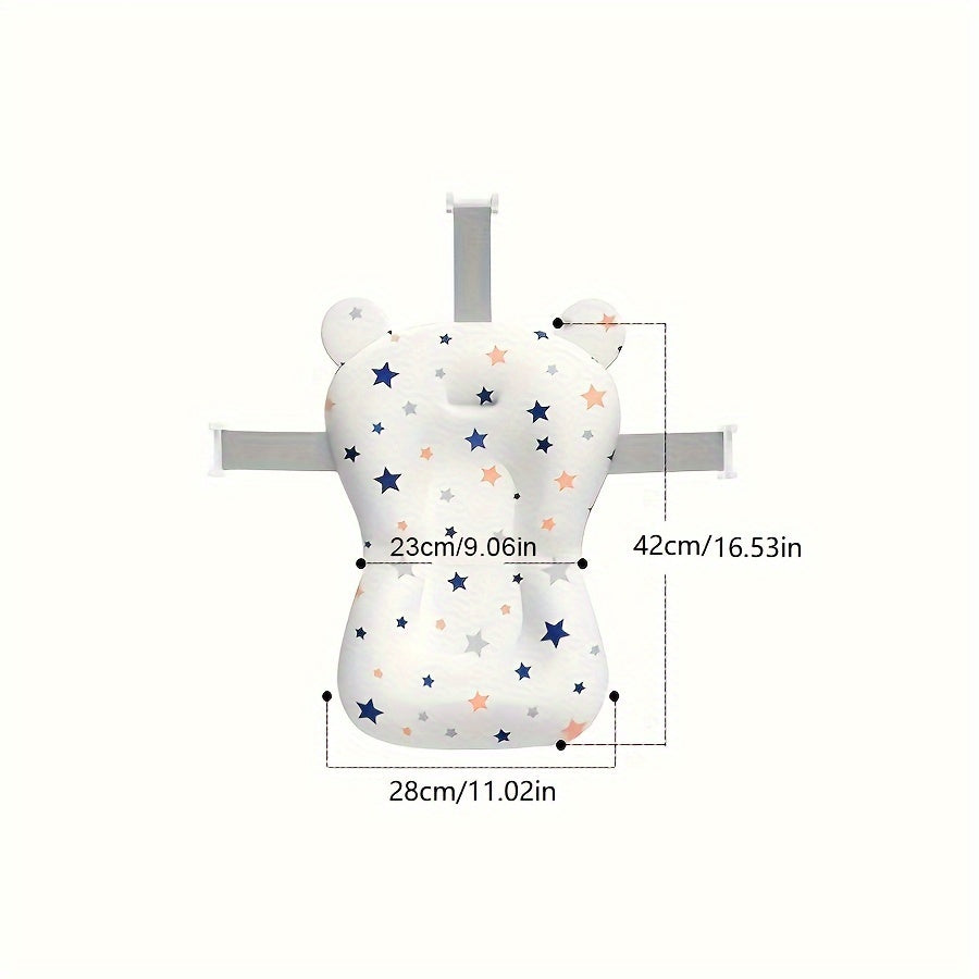 Mayaphilos представляет мягкую и нескользящую подушку для сидения в ванной для детей - уютная ванная подушка, идеальный подарок на Рождество, Хэллоуин, День Благодарения и Новый год. Доступна в белом, розовом и синем цветах.