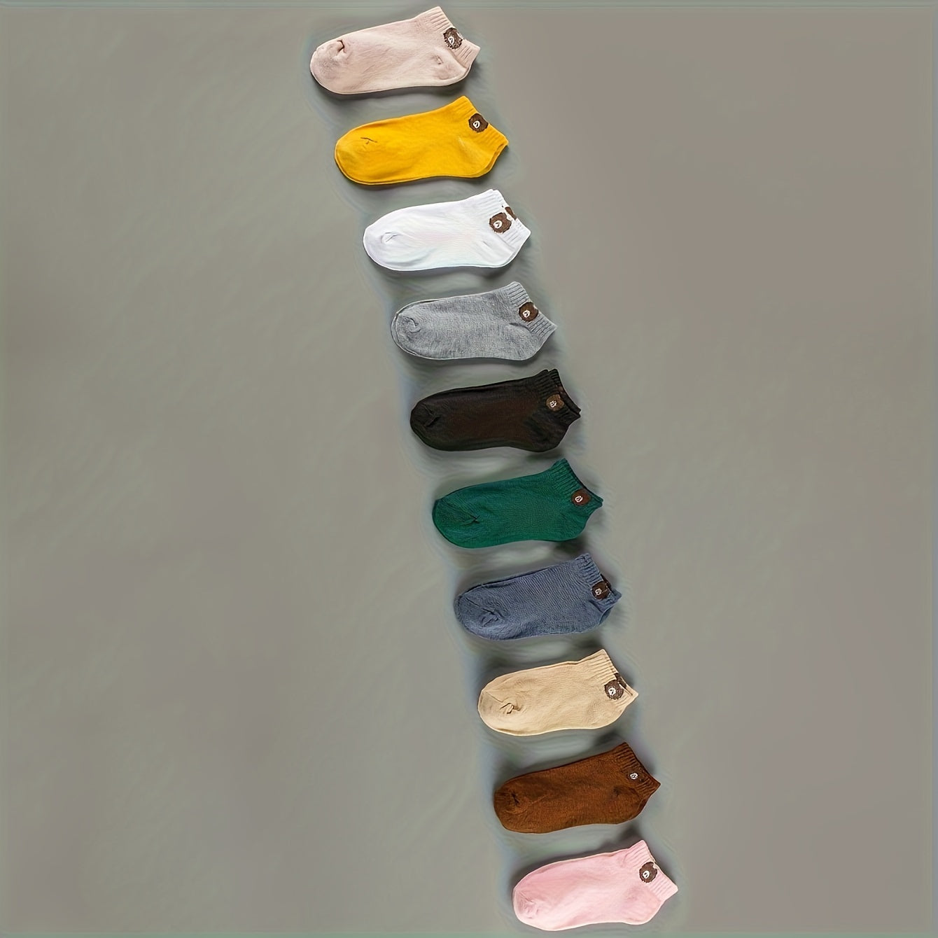 10 пар летних мультяшных носок для молодежи.