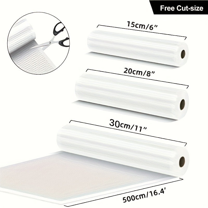 6-to'plam vakuum bilan yopilgan sumka rulolari 15.24cm x 20', 20.32cm x 20', 27.94cm x 20' oziq-ovqatni saqlash uchun