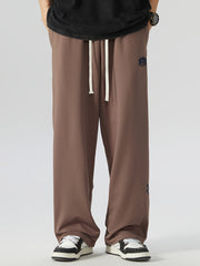 Men's Plus Size Joggers Loose Fit Geometric Knit Fabric All-Season Sports Pants