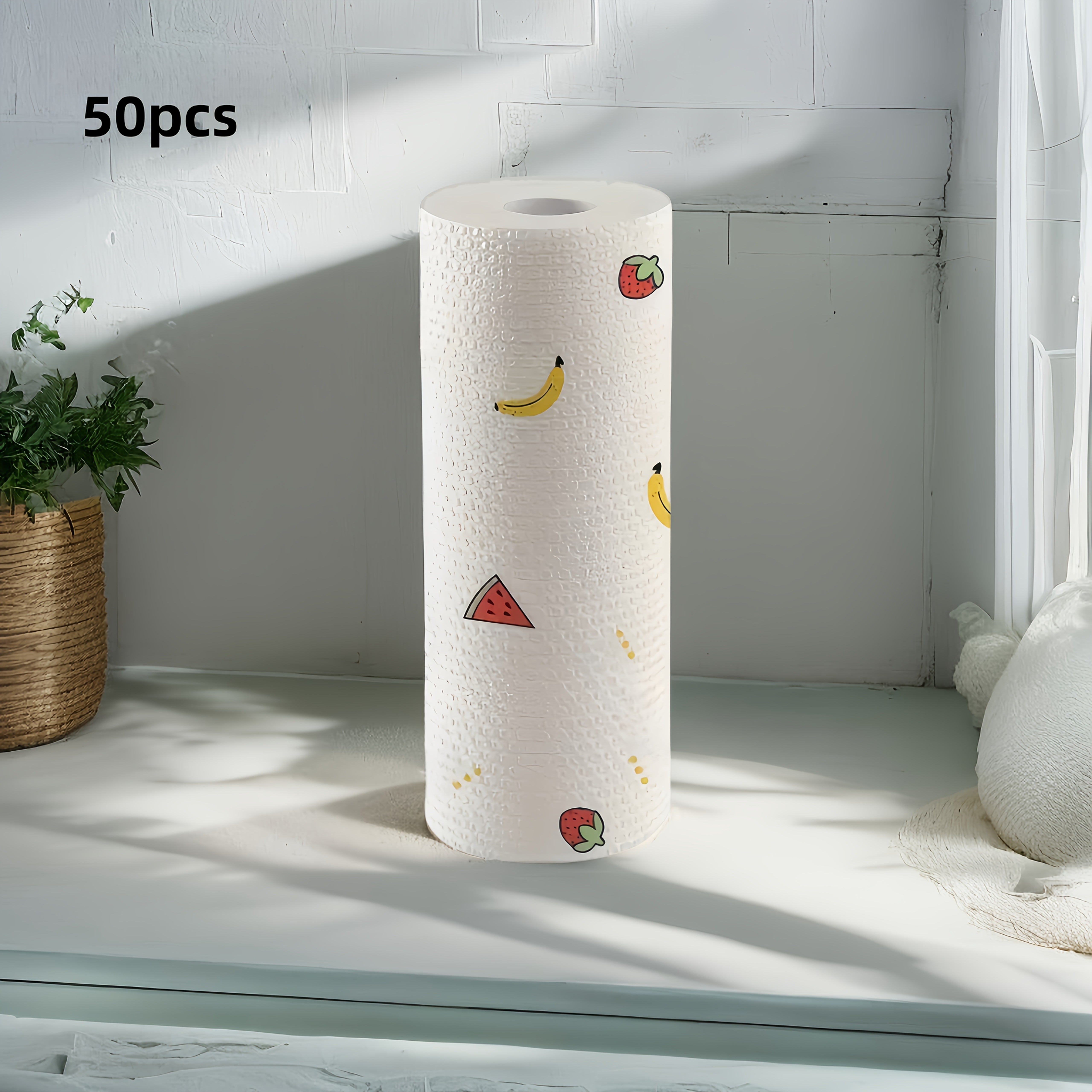 Toallas de tela no tejida PET desechables para limpieza 50/100/200/400, resistentes al aceite, reutilizables, para cocina