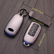 Universal TPU Car Remote Key Cover Shell for Fob, Black, Durable Protector