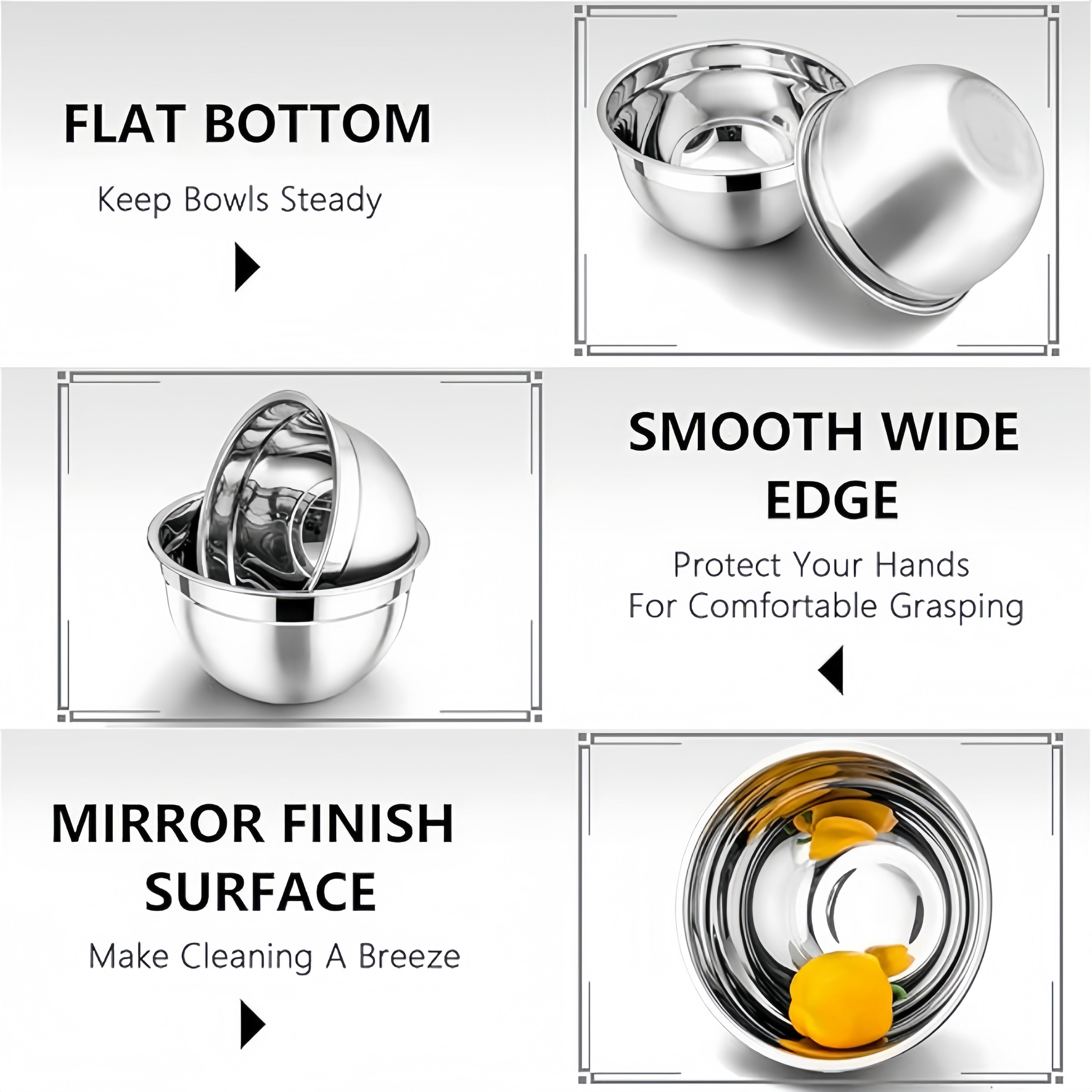Juego de 14 cuencos de acero inoxidable con tapas selladas para almacenamiento de alimentos y preparación de comidas