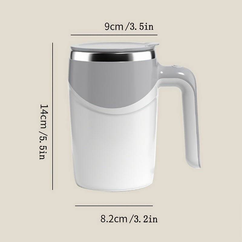 Automatic Rotating Water Cup Stainless Steel Coffee Mug with Mixing Function