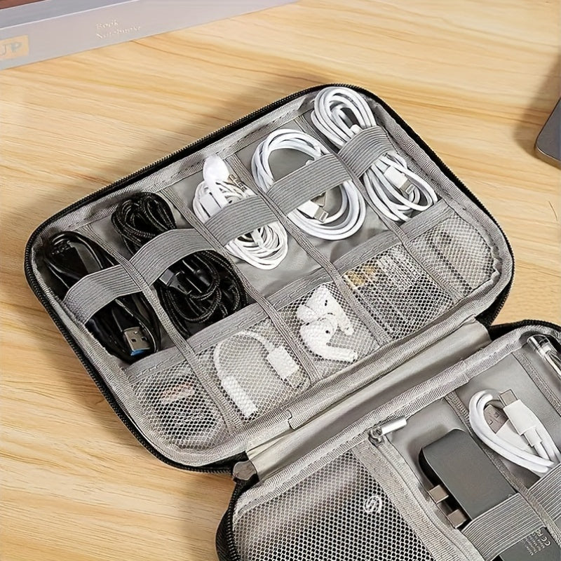 Organizador digital impermeable para accesorios electrónicos de viaje