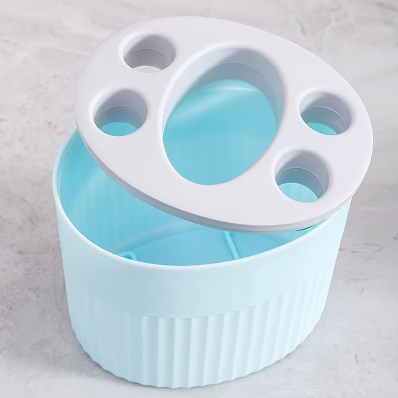 Tozalik uchun tish cho'tkasi va tish pastasiga mo'ljallangan hammom uchun saqlash tashkilotchisi, ajraladigan javon bilan