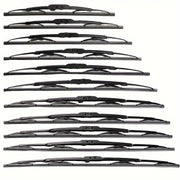 Universal Iron Wiper Blade Suitable for J/U Hooks 30.48-66.04cm Quiet and High Definition