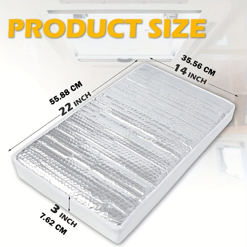 RV Vent Insulator and Skylight Cover Reflective Surface for 14x14/22 Inch Vents