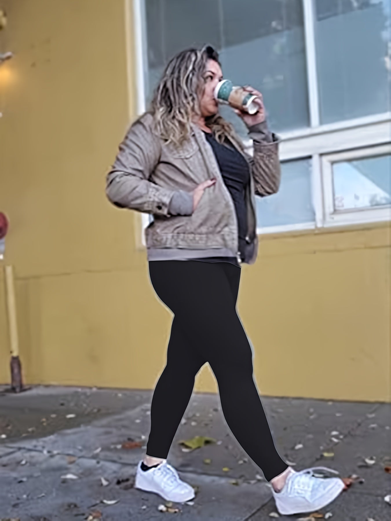 Women's Plus Size Tummy Control Yoga Pants 3 Pack High-Waisted Leggings