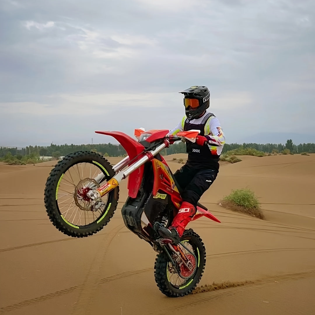 Off-Road Strap Pants for Motorcycle and Mountain Bike Racing Breathable Quick-Drying Elastic