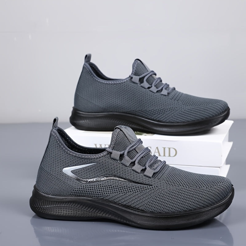 Men's Breathable Fabric Sneakers with Non-Slip Sole for Outdoor Activities