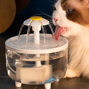 1.5L Pet Water Fountain for Cats and Small Dogs with Filtered Live Water and Quiet USB Operation
