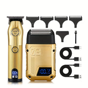 Professional hair clippers and shavers for men with USB charging ideal gift for hairstylists and beauticians