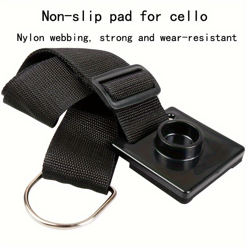 Nylon Anti-Slip Device for Cello and Violin with Black Webbing Strap Musical Instrument Accessory