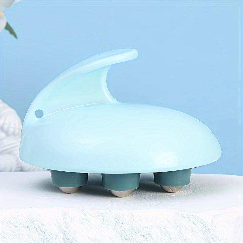 1 dona Metall Massaj Rulosi Qorin va Oyoqni Yupqalashtirish uchun, Qo'l bilan To'liq Tana Massaj Qolip, Batareya Kerak Emas, Elektrsiz Mushakni Yengillashtirish