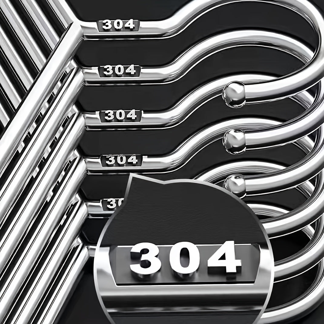 Percha de ropa de acero inoxidable antideslizante y duradera para secar ropa en el balcón