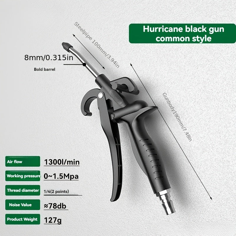 Industrial Air Blower Gun High Volume Dust Cleaning Nozzle for Workshops and Machinery