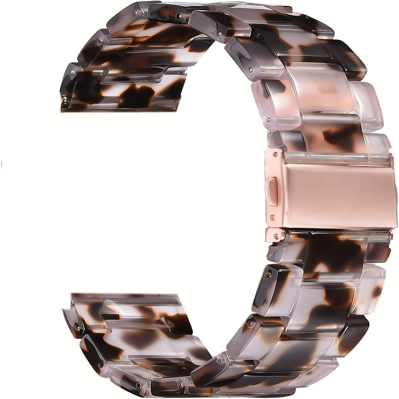 Ivory White Resin Watch Band for iWatch 38mm to 49mm Slim Comfortable