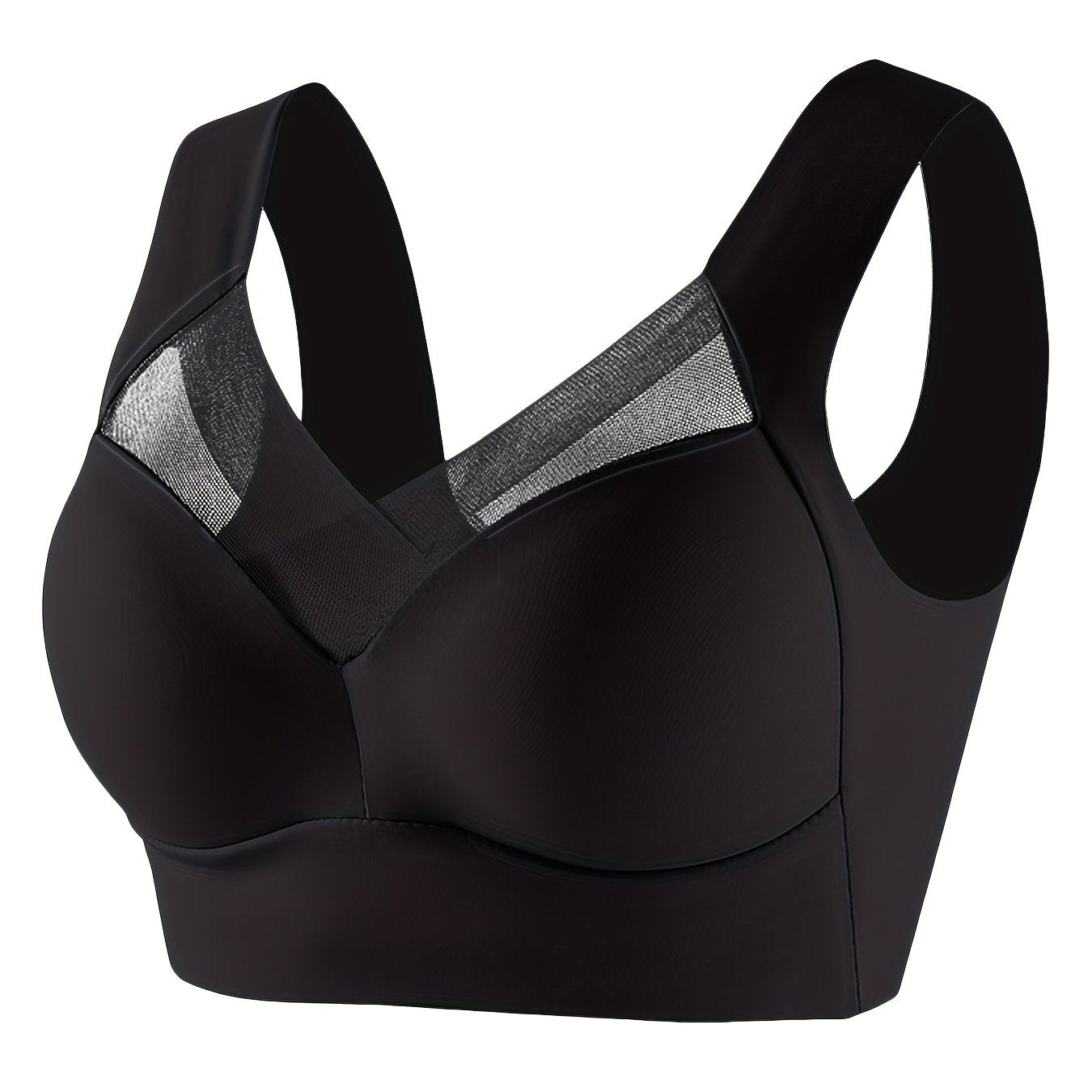 Women's Mesh Wireless Bra Comfortable Full Coverage Lingerie
