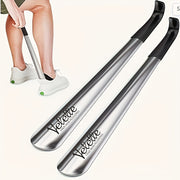 Long Handle Stainless Steel Ergonomic Shoe Puller for Seniors 41.91cm