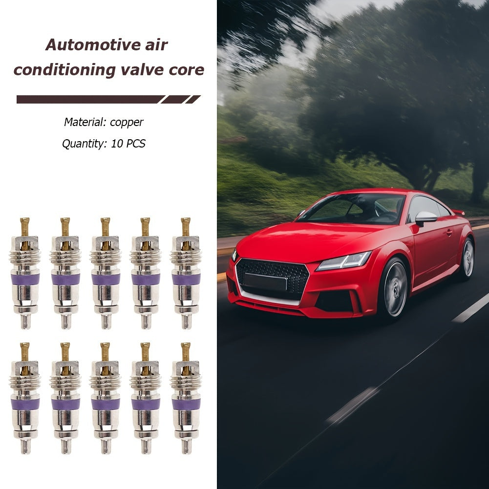 10 dona mis quvur yadroti, avtomobil konditsioneri R134a tizimi uchun