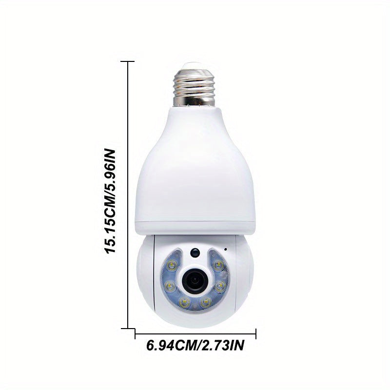 2MP WiFi Indoor Security Camera with PTZ 360° View Motion Detection and Two-Way Audio