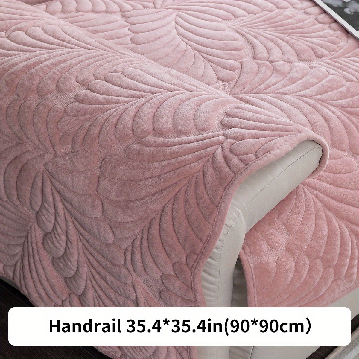 Короткий плюшевый чехол для дивана на все сезоны, идеально подходит для домашнего декора в спальне, офисе или гостиной. Исключает спинку, подлокотники и наволочку.