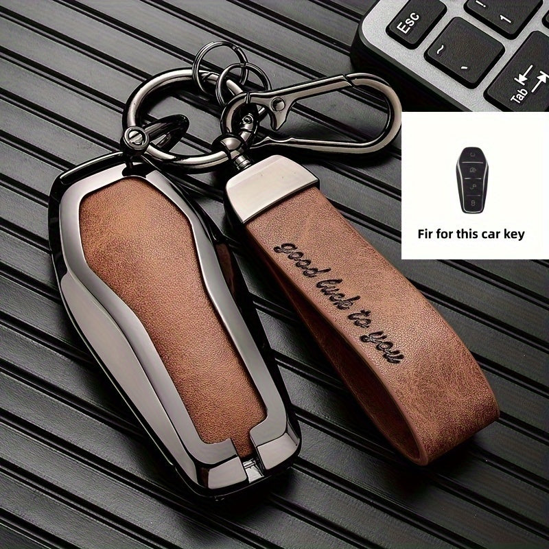 Car Key Cover Zinc Alloy Protective Case for Various Car Models Durable Key Holder