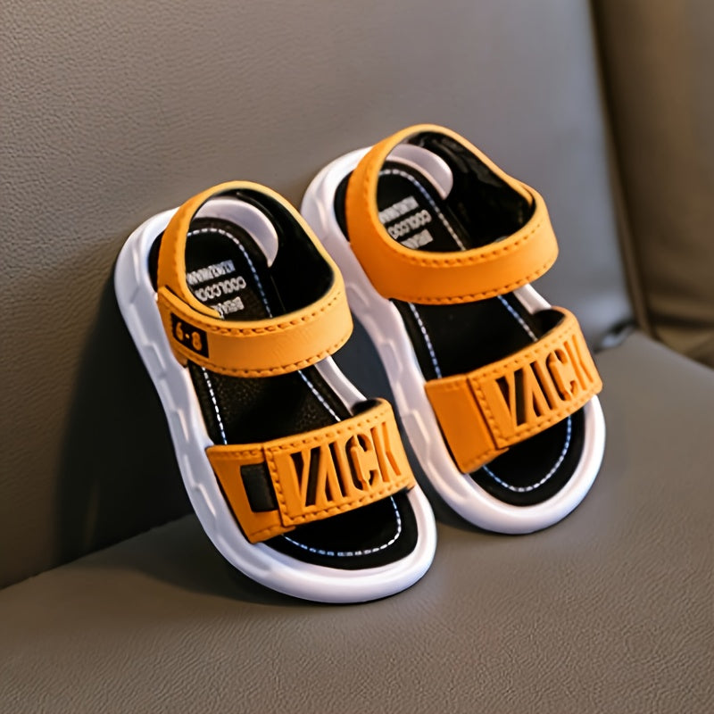 Kids Boys Summer Open-Toe Breathable Plastic Sandals Casual Comfort