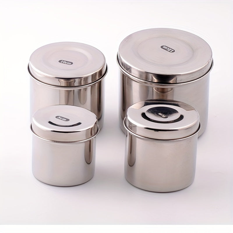Stainless Steel Disinfection Storage Jar for Alcohol Ointments and Dressings
