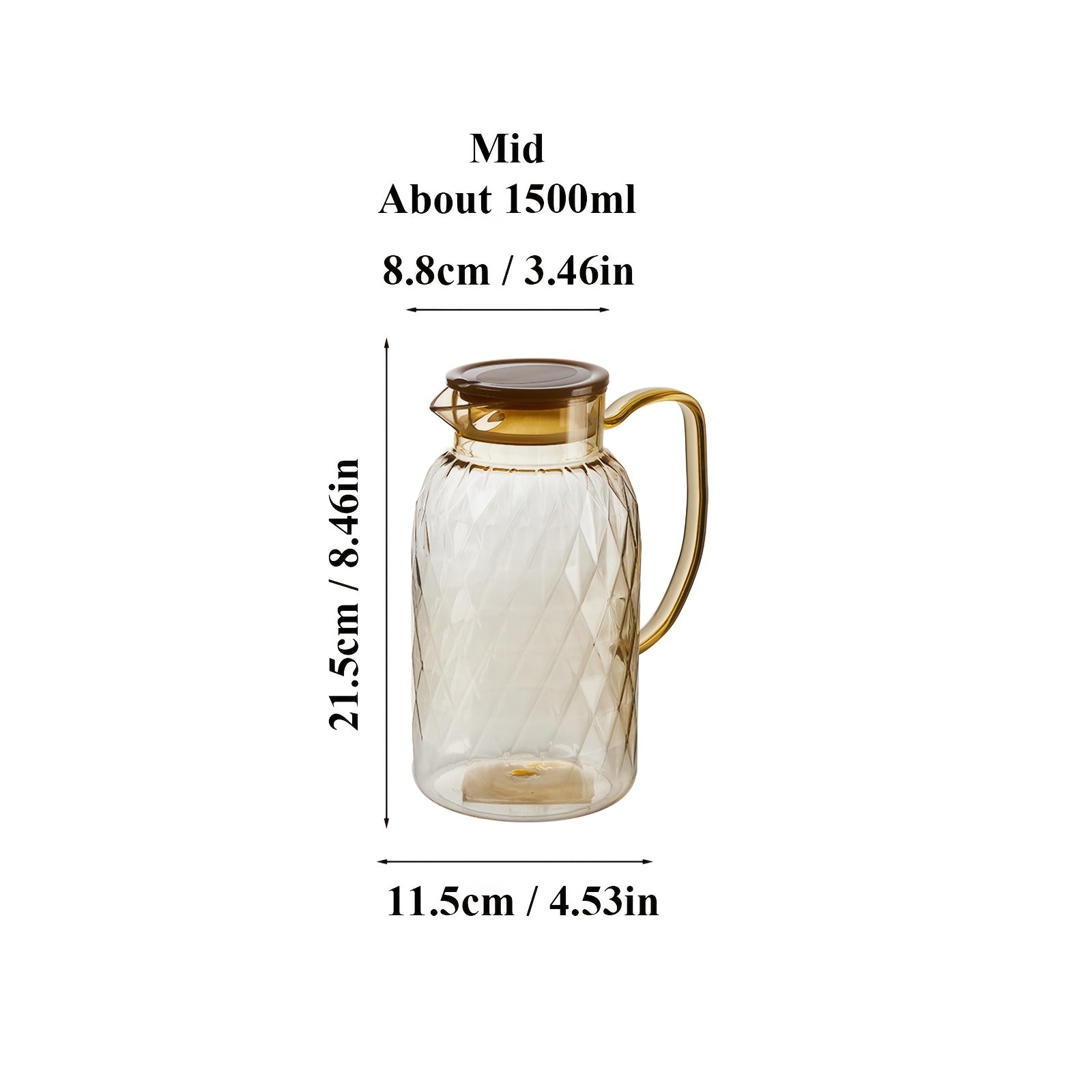 Термостойкий взрывобезопасный пластиковый холодный чайник с большой емкостью для фруктового чая