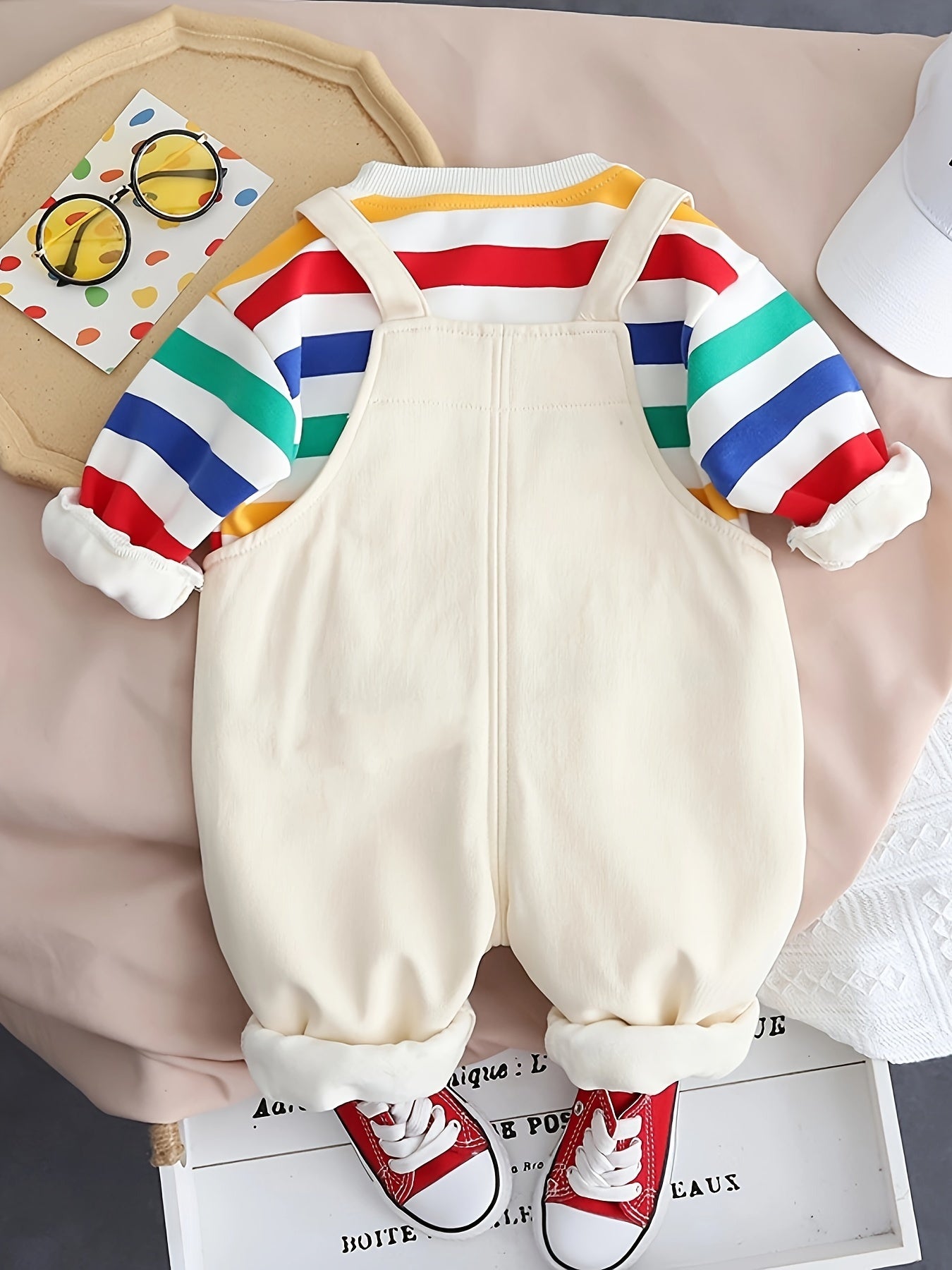 Kids' Spring and Autumn Outfit with T-Shirt and Jacket for Infants and Children